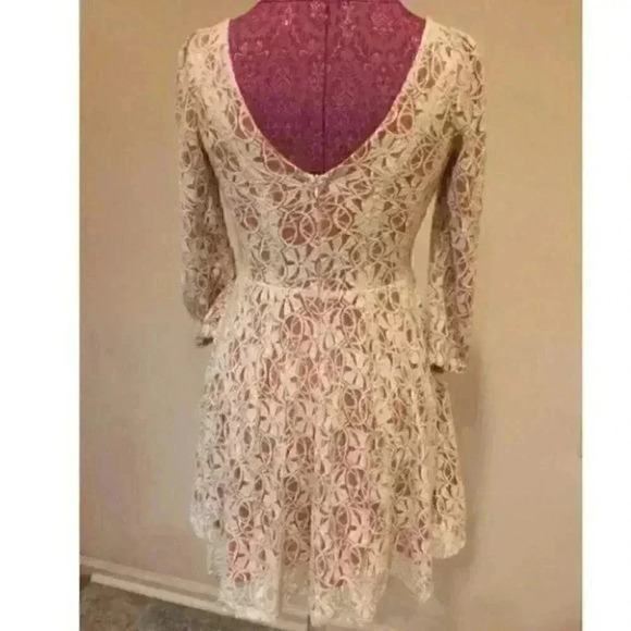 Ark & Co womens dress Size small lace 3/4 sleeves - Picture 5 of 9